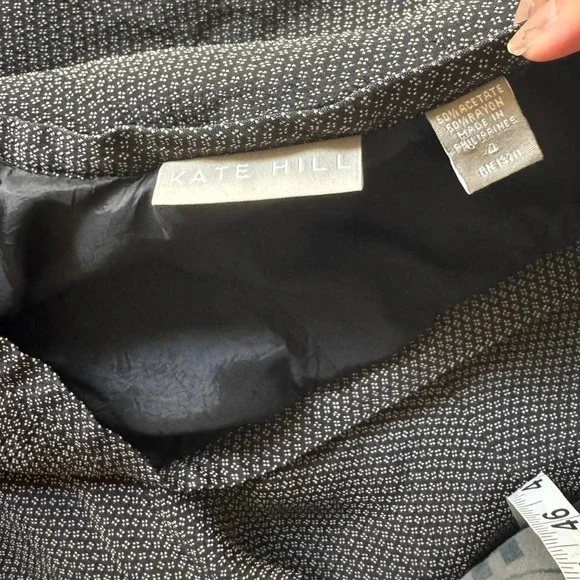 Black Tiny Flower Skirt Black Tan - Picture 5 of 5